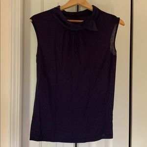Ann Taylor blouse size small blue color
